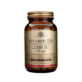 Solgar Vitamin D3 2200 IU Vegetable Capsules 100's New