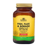 Sunshine Nutrition Fish Flax & Borage Omega 3 6 9 EPA 1300mg 100Softgels
