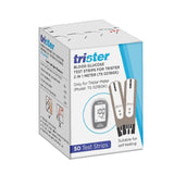 Trister 2 In 1 Blood Glucose Test Strips 50's