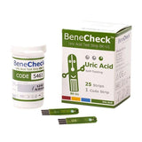 Benecheck Plus Uric Acid Test Strip 25's/Box